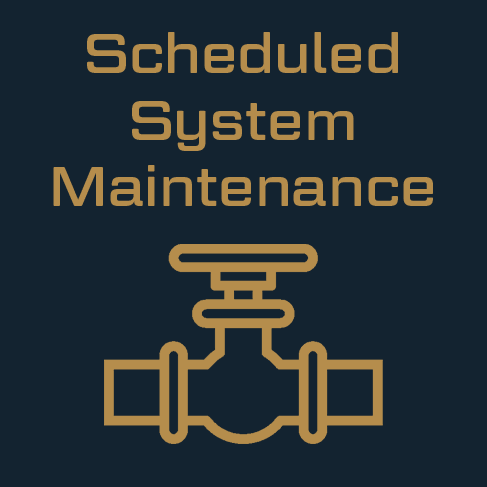 Scheduled System Maintenance Valve