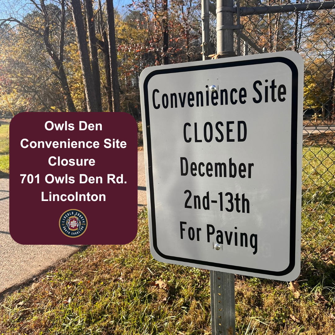 Owls Den Convenience Site Will Close for Repaving